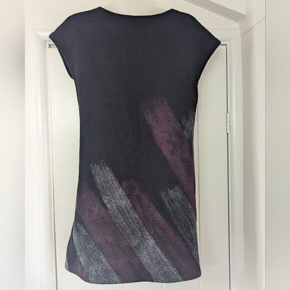 VTG Boiled Wool Dress Whimsigoth Fairy Grunge Witchy Dark Academia SM - Picture 4 of 8